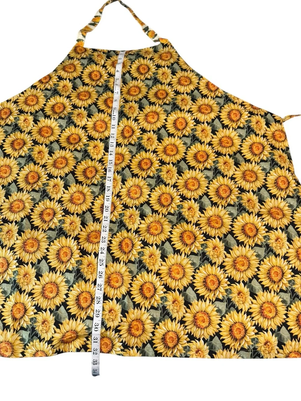 Sunflower Print Adjustable Kitchen Apron